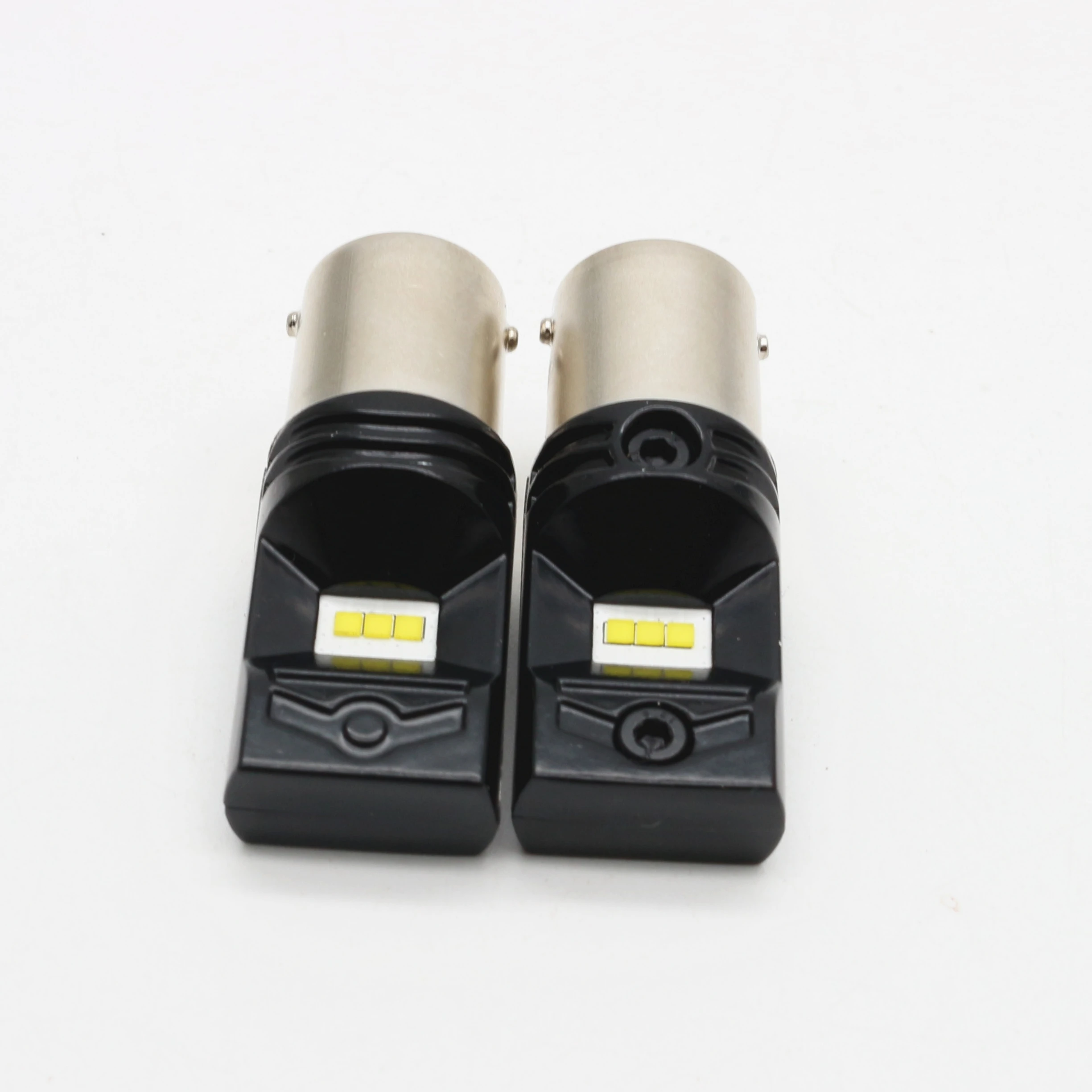 2pcs Super Bright 2000lm White CSP LED 1156 7506 Ba15s P21W LED Reverse DRL Bulbs 1157 Bay15d P21/5W LED Tail Brake Lights
