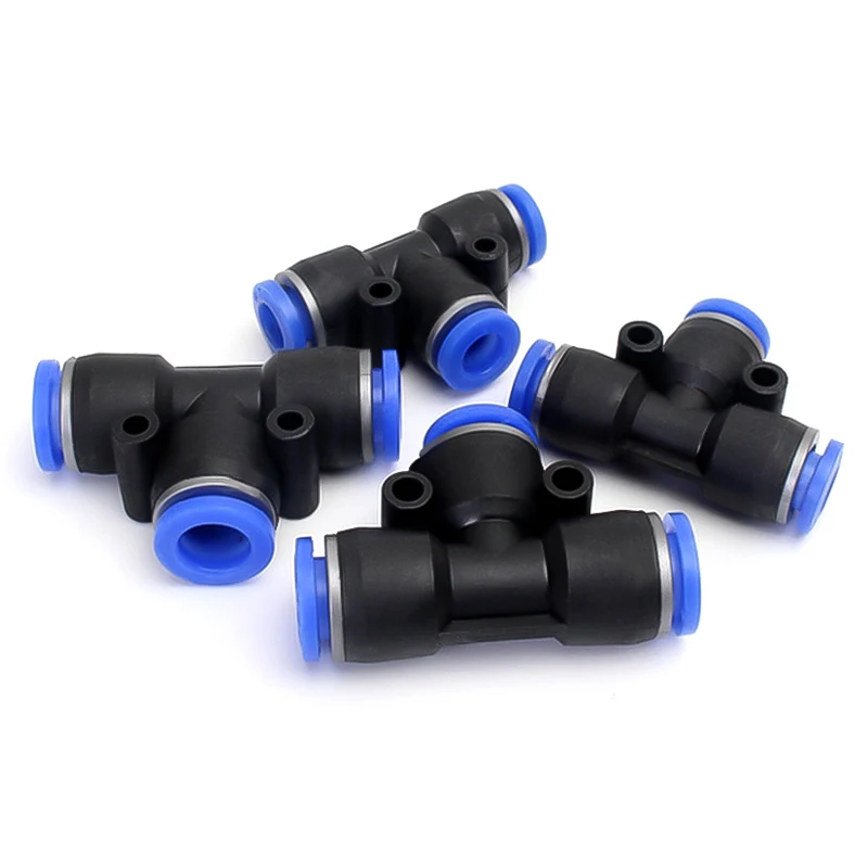Pneumatic Fittings Pipe Connector Tube 4 5 14mm OD Hose Reducing 8 10 12mm PG PVG PEG PW PZAG Plastic Push In Air Quick Fitting