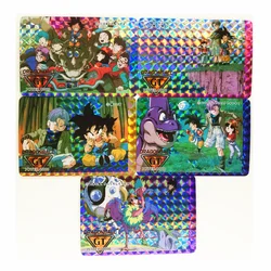 5pcs/set Super Dragon Ball Z Plot Heroes Battle Card Ultra Instinct Goku Vegeta Game Collection Cards