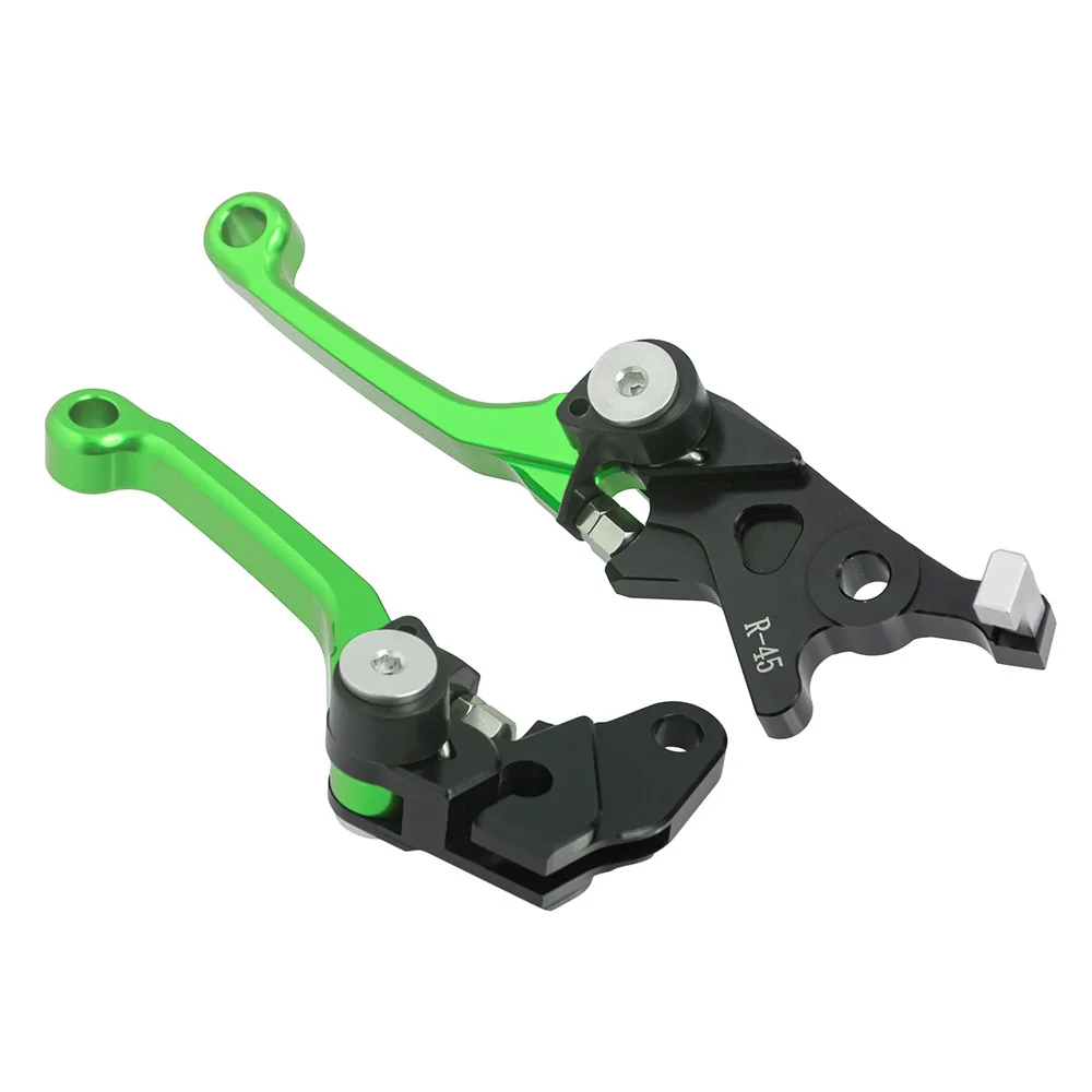 

Motorcycle Brake Clutch Levers 3 Finger Motocross Pivot Handles for Kawasaki KLX125 2010-2016 for KLX150S 2009-2013