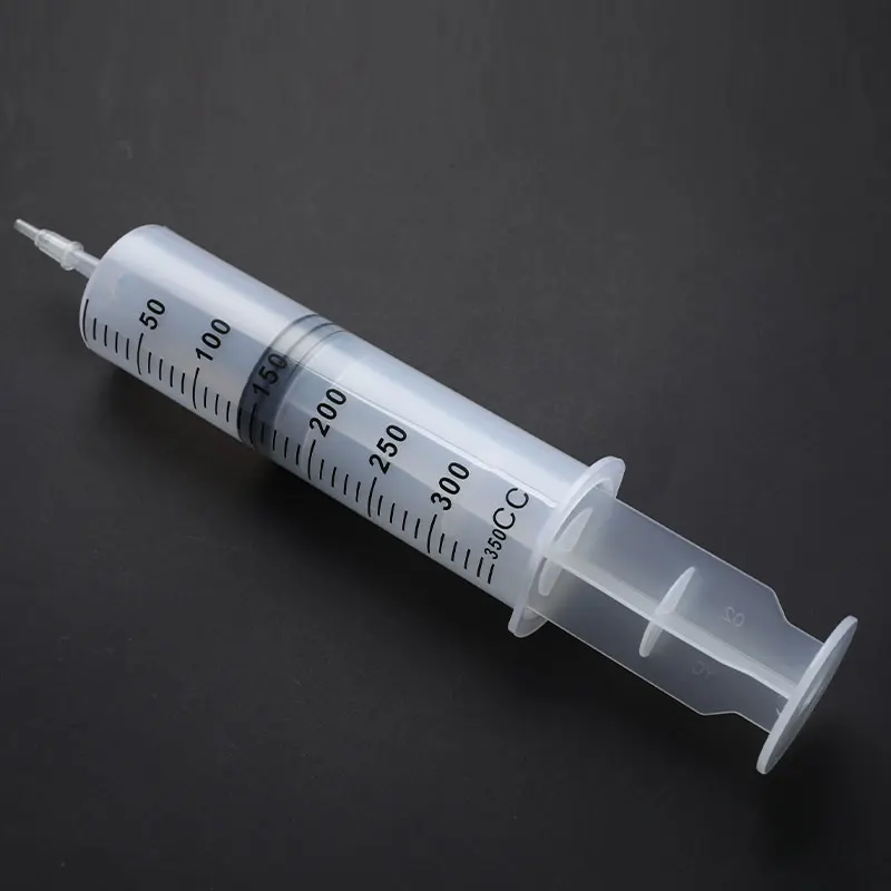 350/550ml Plastic Syringe Large Capacity Syringe Transparent Reusable Sterile Measuring Injection Syringe Nutrient Hydroponics