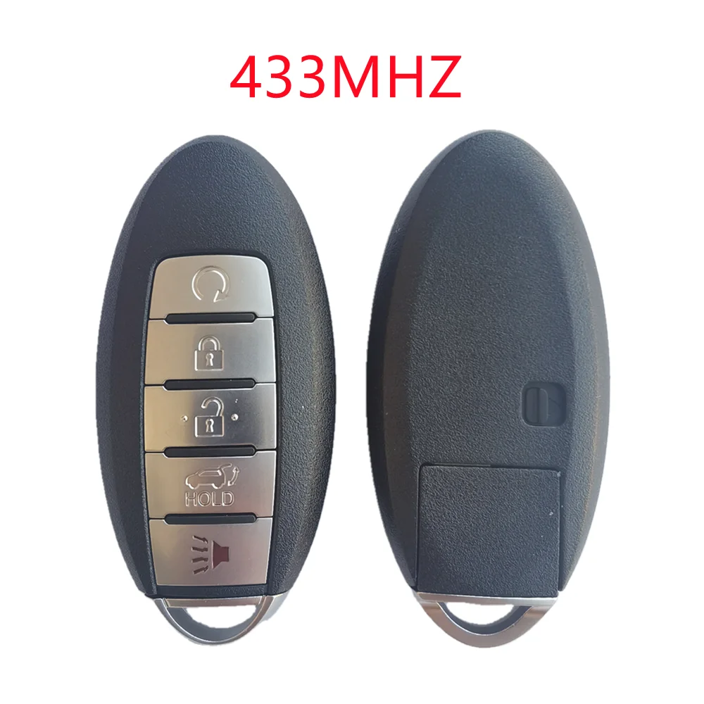 

Smart Remote Key 4+1 Buttons FSK 433MHz PCF7952 Chip FCC ID: CWTWB1G744 For Nissan Patrol with Insert Key Blade 5 Buttons