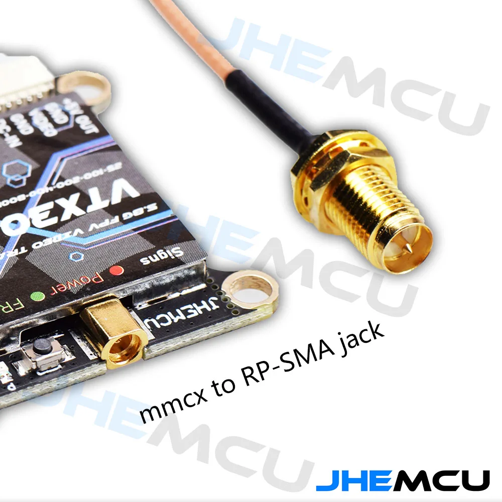 JHEMCU VTX30-800 VTX5848 LITE 40CH 5.8G 25/100/200/400/800mW Switchable VTX Video Transmitter Module OSD Control For FPV