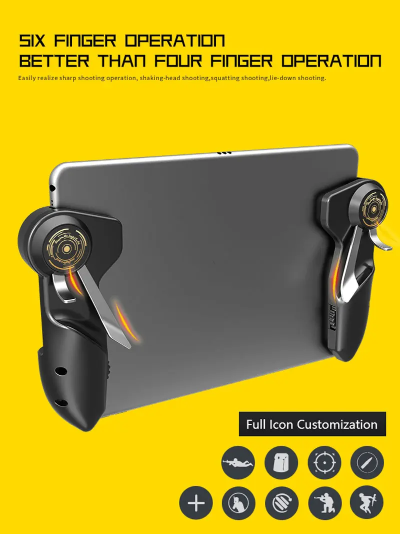 أفضل تحكم في لعبة PUBG على iPad: تجربة محسّنة مع وحدة تحكم ستة أصابع