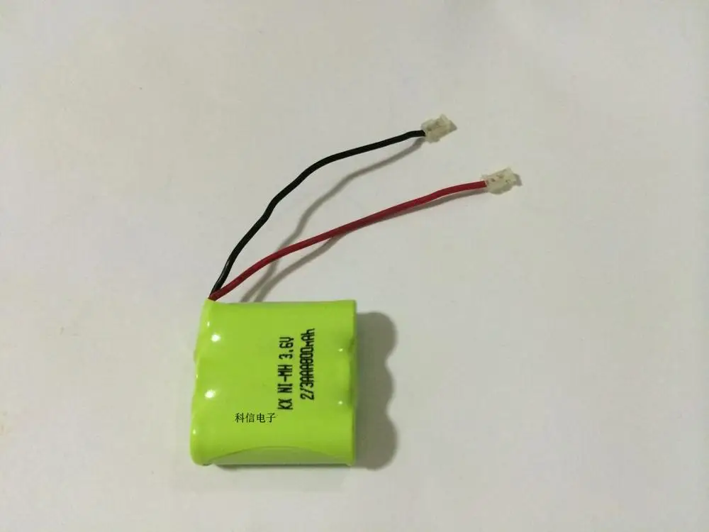 MasterFire 4 개/몫 새로운 Ni-MH 2/3AAA 3.6V 800mAh 2/3 AAA 배터리 무선 전화 용 플러그가있는 충전식 NiMH 배터리 팩