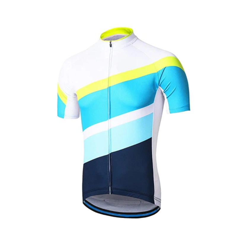 Men Cycling Jersey Top Ciclismo Summer Short Sleeve Bicycle  Breathable Quick Dry MTB Road Bike Jersey