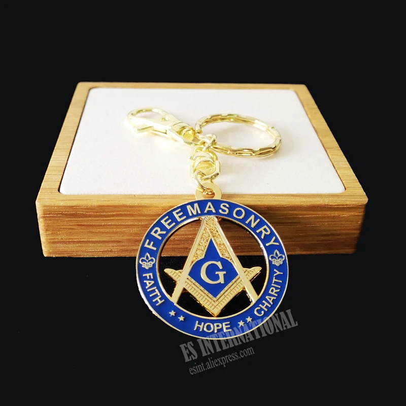 Masonic Key Chain Blue \