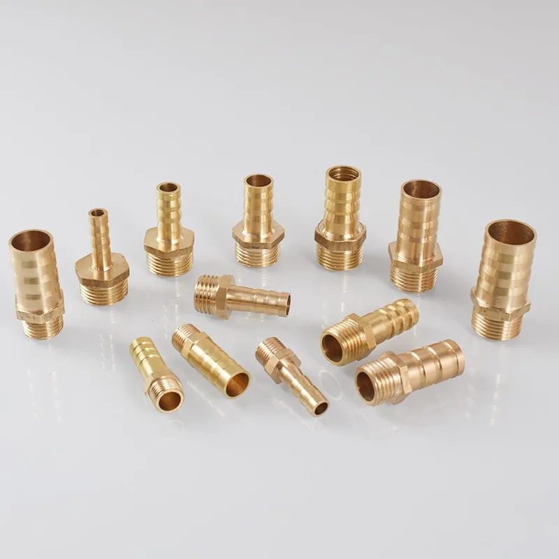 1pcs Brass Pipe Fitting 12mm 10mm 8mm 6mm Hose Barb Tail Fitting G1/4