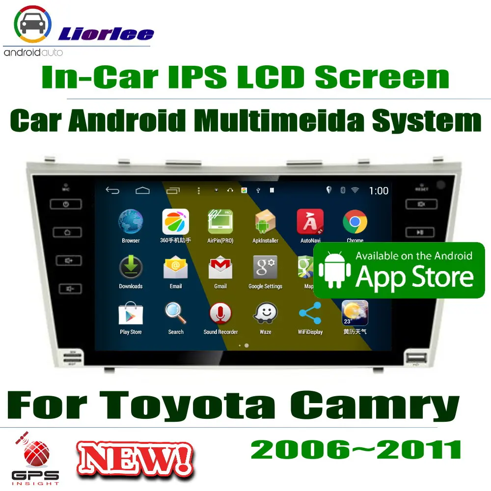 

For Toyota Camry (XV40) 2006~2011 Car Android Multimedia Player 9" IPS LCD Screen GPS Navigation Radio AMP SD USB AUX WIFI