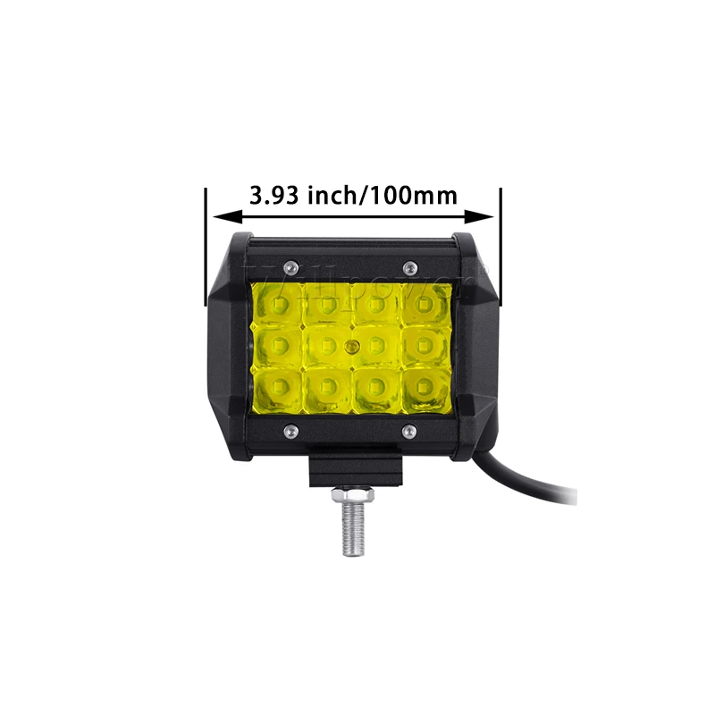 Offroad Car Yellow Light LED Pods 36W 4