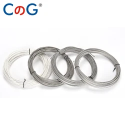 10M 20M 50m 100m K J PT100 Type 0-800 Degree 600℃ Shielded Thermocouple Wire 2*0.45MM Temp Measurement Line Compensation Wire