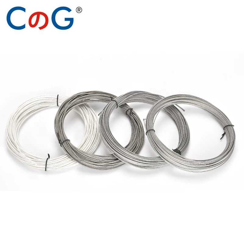 10M 20M 50m 100m K J PT100 Type 0-800 Degree 600℃ Shielded Thermocouple Wire 2*0.45MM Temp Measurement Line Compensation Wire