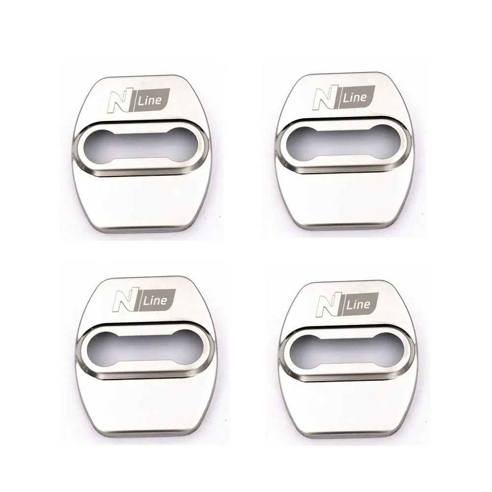 4pcs car door lock cover for Hyundai Tucson Creta I20 I30 N Fastback I30N Veloster KONA activator case styling Accessories