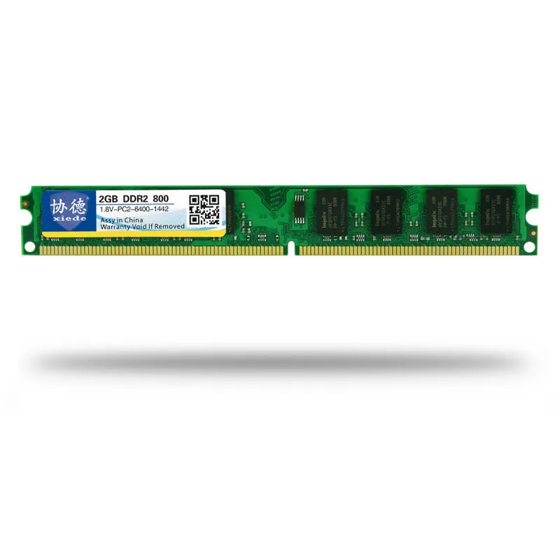 xiede DDR2 800 PC2 6400 5300 4200 1GB 2GB 4GB 8GB Desktop PC RAM Memory Compatible DDR 2 667MHz 533 MHz Multiple Models DIMM