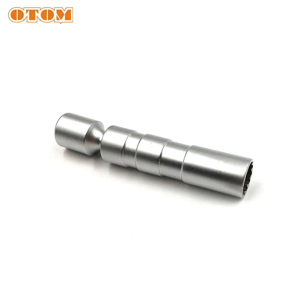 OTOM Universal Magnetic 12 Angle Spark Plug Sleeve Removal Tool Laser Extractor Wrench 14mm 3/8" Drive Plugs For KTM HUSQVARNA 5