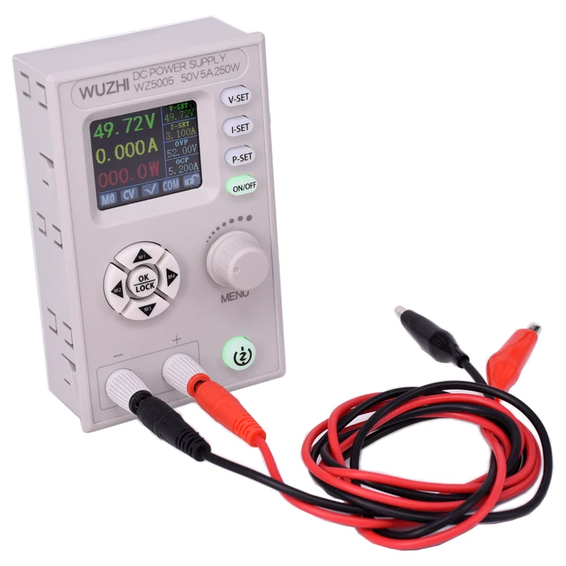 DC DC Buck Converter CC CV 50V 5A Power Module Adjustable Regulated laboratory Variable power supply communication WZ5005