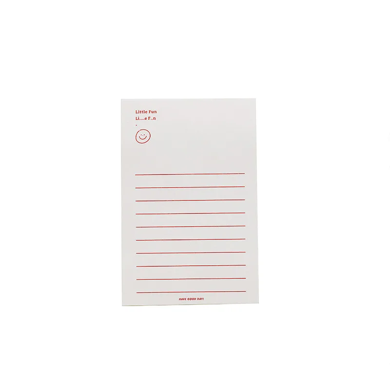 30 Sheets North Island Holiday Series Fresh Tearable Portable Simple Memo Pad for Making Notes Planning Notepad Stationary Paper