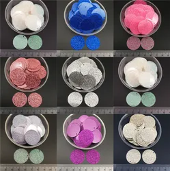 Pailettes 25 millimetri Silde Foro Glitters Paillette Piatto Allentati Rotondi Paillettes Cucito Decorazione di Cerimonia Nuziale Del Mestiere Accessori FAI DA TE