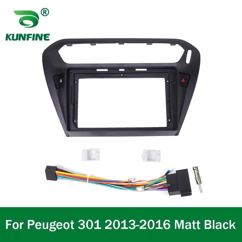

Car GPS Navigation Stereo For Peugeot 301 2013-2016 Radio Fascias Panel Frame Fit 2Din 9 inch In Dash headunit screen