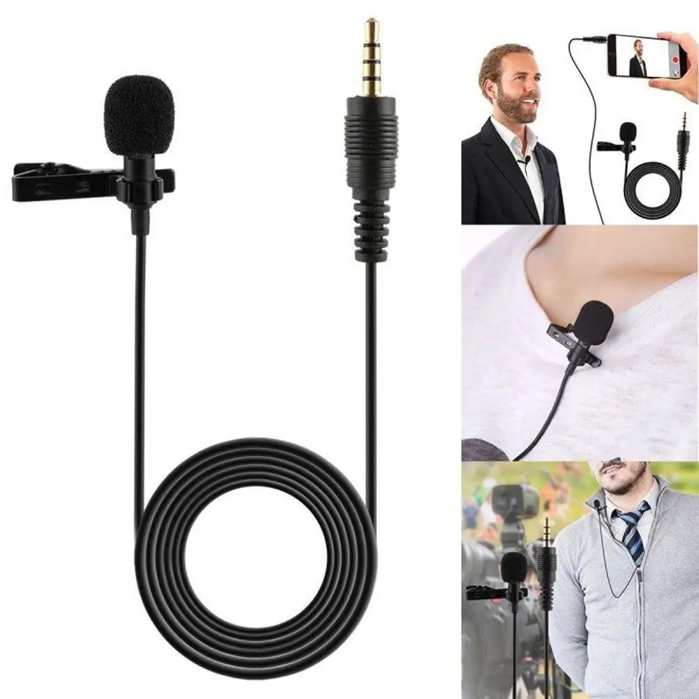 Collar Clip Microphone Voice-Controlled Microphone Live Professional Recording Noise-Cancelling Bee Computer Receiver HD Mic