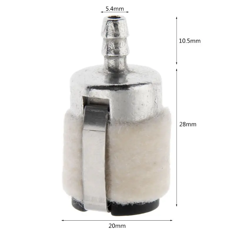 전기 톱 모어 정원 기계 오일 필터 가든 도구 액세서리, Weedeater Poulan Craftsman Trimmer 19QE 용 연료 필터