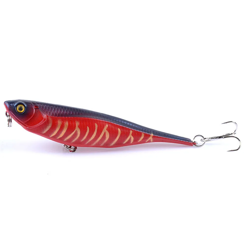 1pcs Pencil Fishing Lures 10cm 10g Floating Long Casting Lifelike Plastic Hard Bait 3D Eyes Bass Pike Crankbait with 6# Hooks