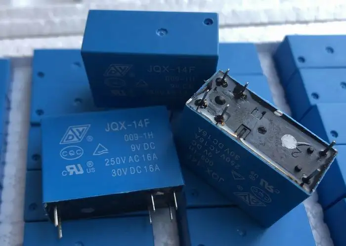 New JQX-14F 009-1H (14F-1A-6P-9V-16A) Relay 6 pins