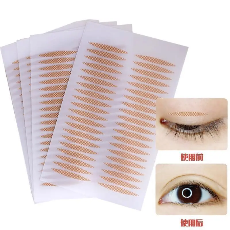 eyelid correction tape mesh Eyelid Stripe Big eyes Invisible double fold eyelid shadow sticker Double eyelid lifting strip