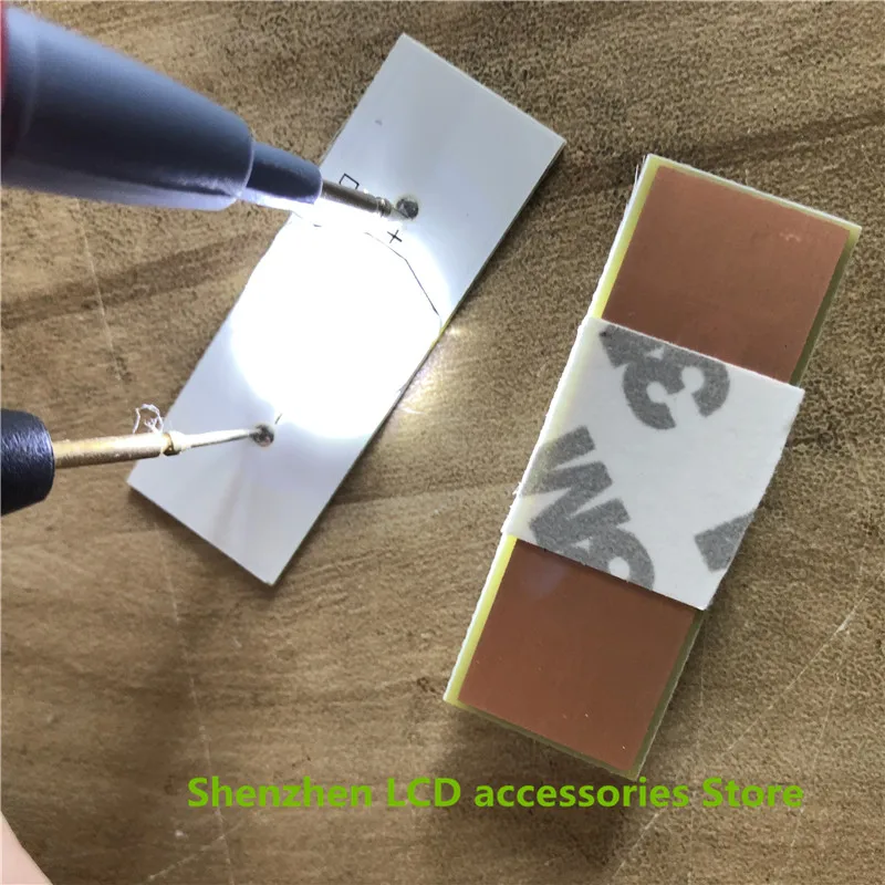 Lens lamp bead single 3V maintenance common LCD TV LED backlight lamp bead with plate and lamp  100%NEW