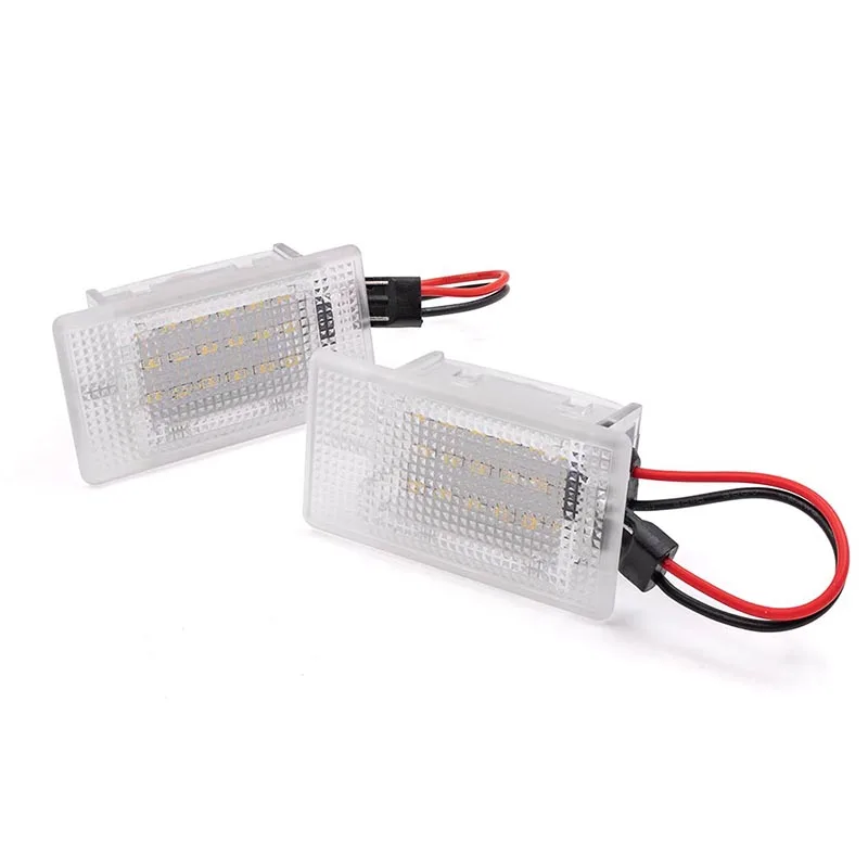 2x For Ford Mondeo MK4 MK5 Galaxy Sierra Fiesta Focus MK2 Fusion C-Max Escort Led Interior Trunk Boot Luggage Compartment Lights view 6
