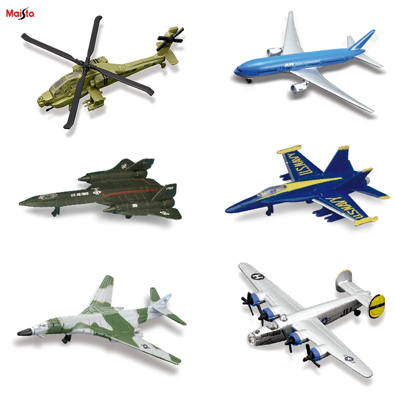 Maisto Original Model Aircraft Diecast Model Metal Gift Collection Transport Aircraft helicopter Games Children toy