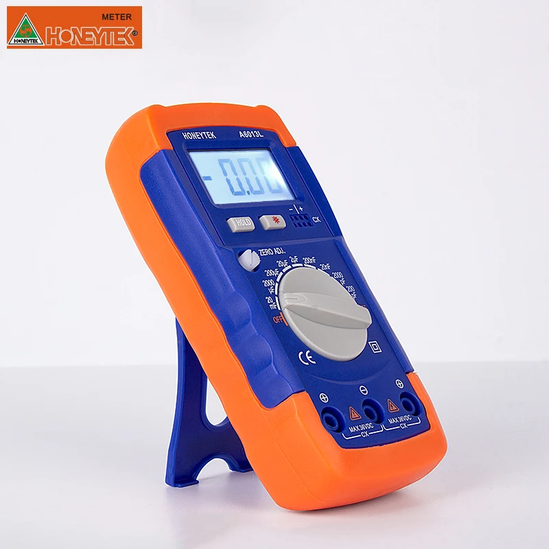 Capacitor Tester Digital Multimeter Tester Professional Capacitor Capacitance Meter Check Capacitors Digital Capacimeter A6013L