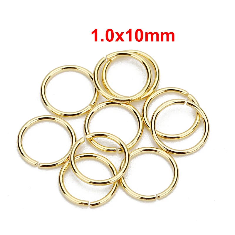 Louleur Hohe Qualität Edelstahl Offenen Jump Ring Runde Gold Farbe Split Ringe Für Diy Schmuck Machen Erkenntnisse Großhandel