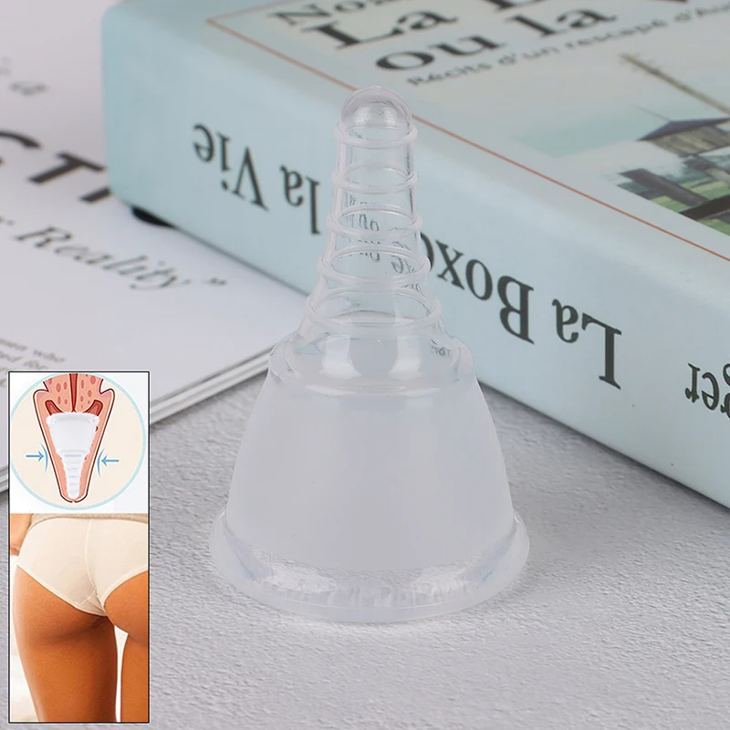 1PCS Menstrual Cups Foldable Feminine Hygiene Hollow Tail Menstrual Collector Soft Silicone Cup Reusable Menstrual Cup