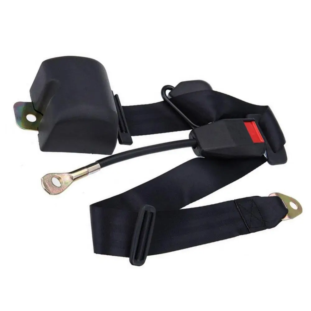 2.8M Car Seat Belt Universal Adjustable Retractable 3 Point Car Truck Safety Front Laps Seat Belt