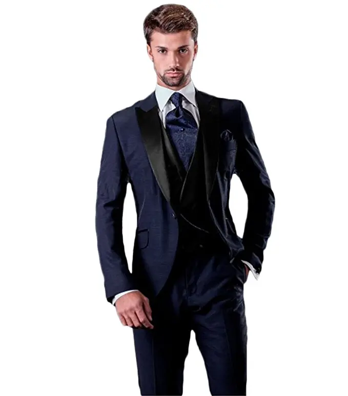 

Sale Brand Mens Suit Jacket Formal Business Blazer Men Groom Three Pieces Slim Fit Party Clothing Single size M-4XL