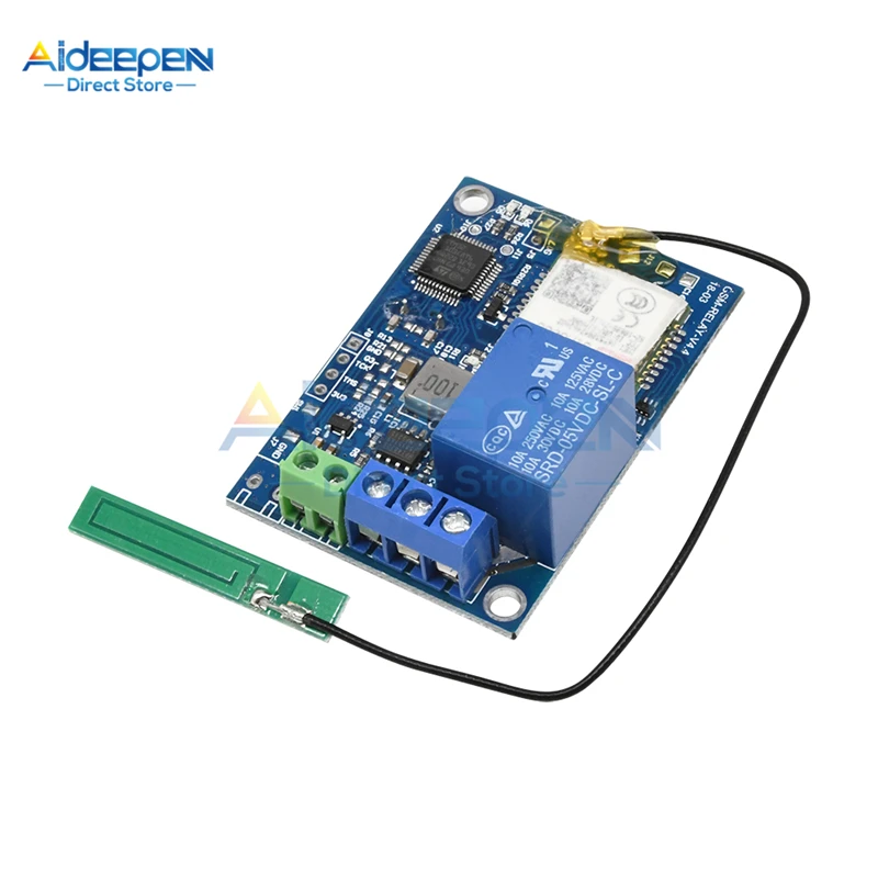 1 Channel GSM SIM800C Relay Module SIM800C STM32F103CBT6 Antenna 2G Network For Arduino Smart Home SMS GSM Remote Control Switch