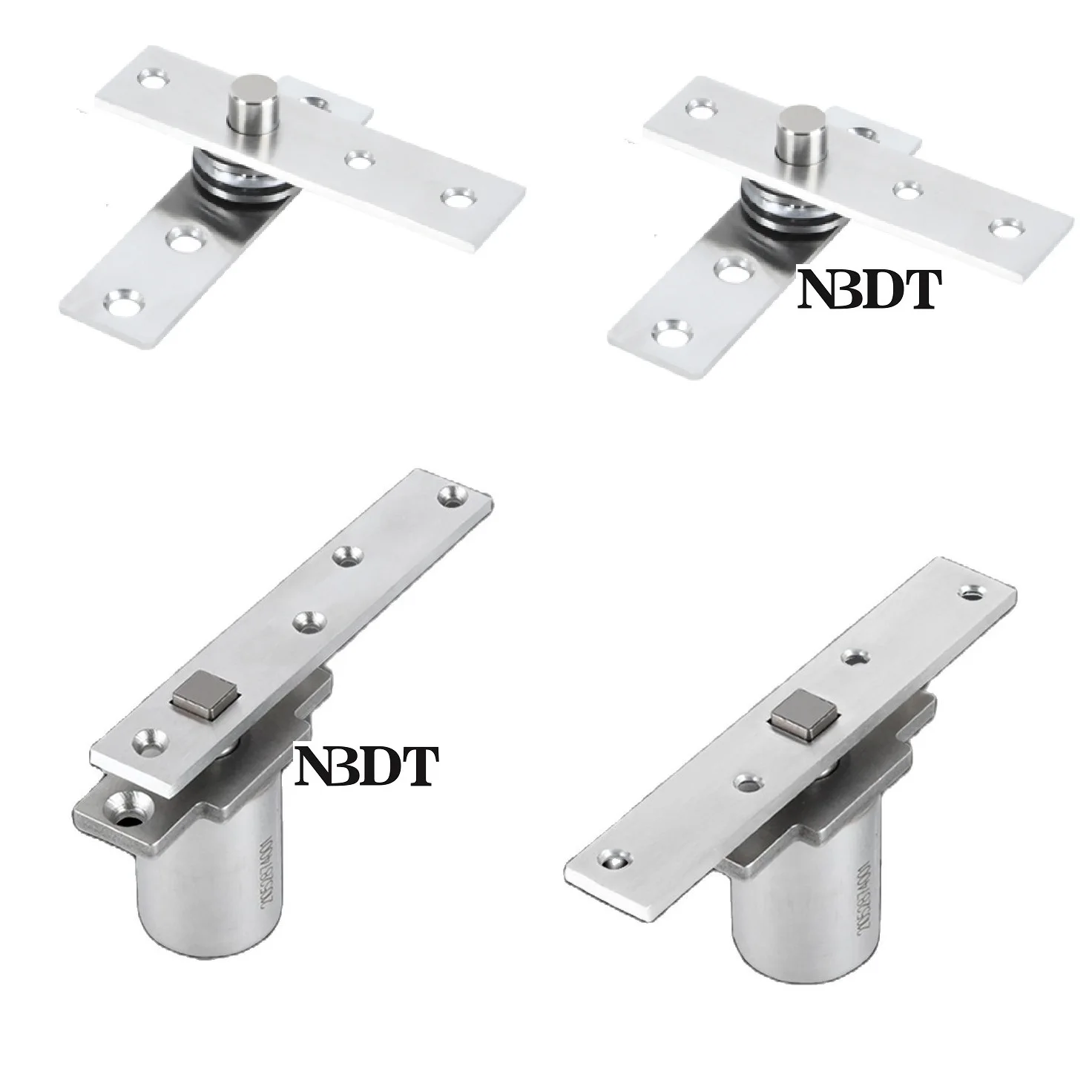 

360 Degrees Soft Quarter Stop Top Bottom Pivot Hinge For Revolving Narrow Framed Door Display Partiton