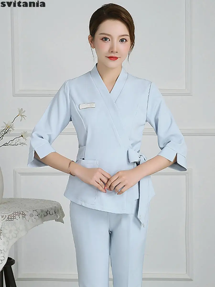 Beauty Salon Work Clothes Women Skin Management Spa work Uniform