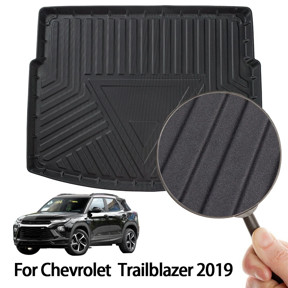 Car Rear Trunk Mat Boot Liner Cargo Trunk  Floor Non-Slip Mat Cover Rubber Automobile Interior Accessories For Trailblazer 2019