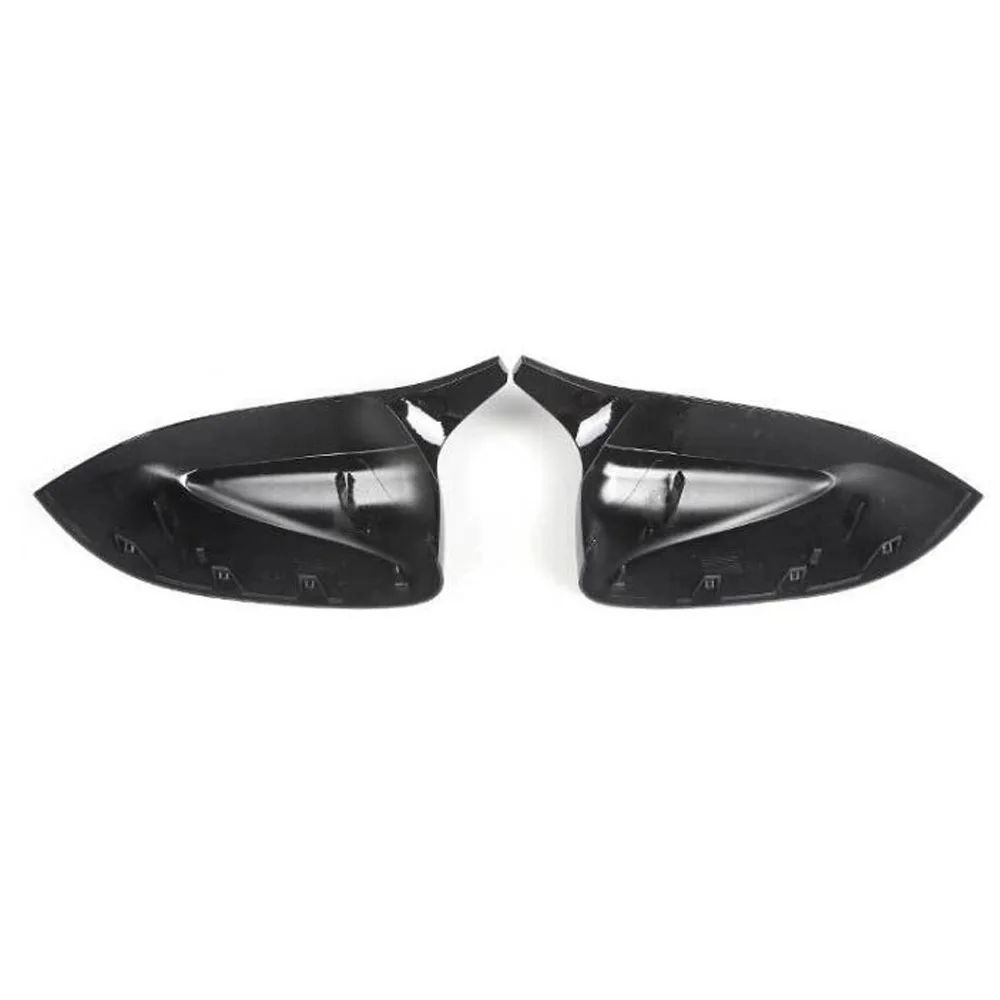 Carbon Fiber/ABS Rearview Mirror Covers  For BMW X3 G01 X4 G02 X5 G05 X6 G06 X7 G07 2018-2022 M Style ABS  Gloss Black