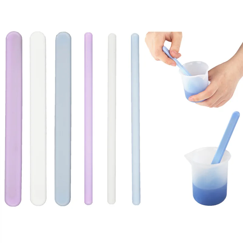 3PCS Resin Mold Making Handle Stirrer For DIY Mixer Glue Color Mixing Tool Practical Jewelry Tools