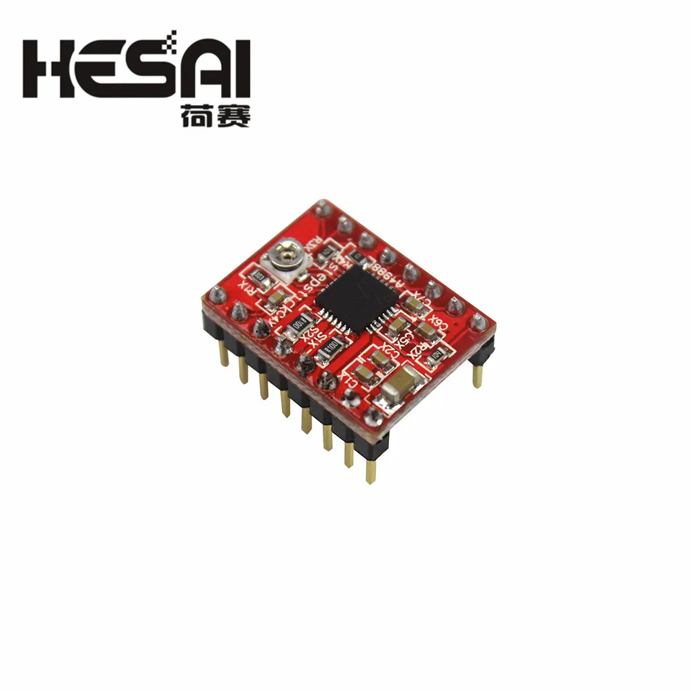 A4988 Stepper Motor Driver Module With Heatsink + Heat Sink 3D Printer Parts For SKR V1.3 1.4 GTR V1.0 MKS GEN V1.4 Board