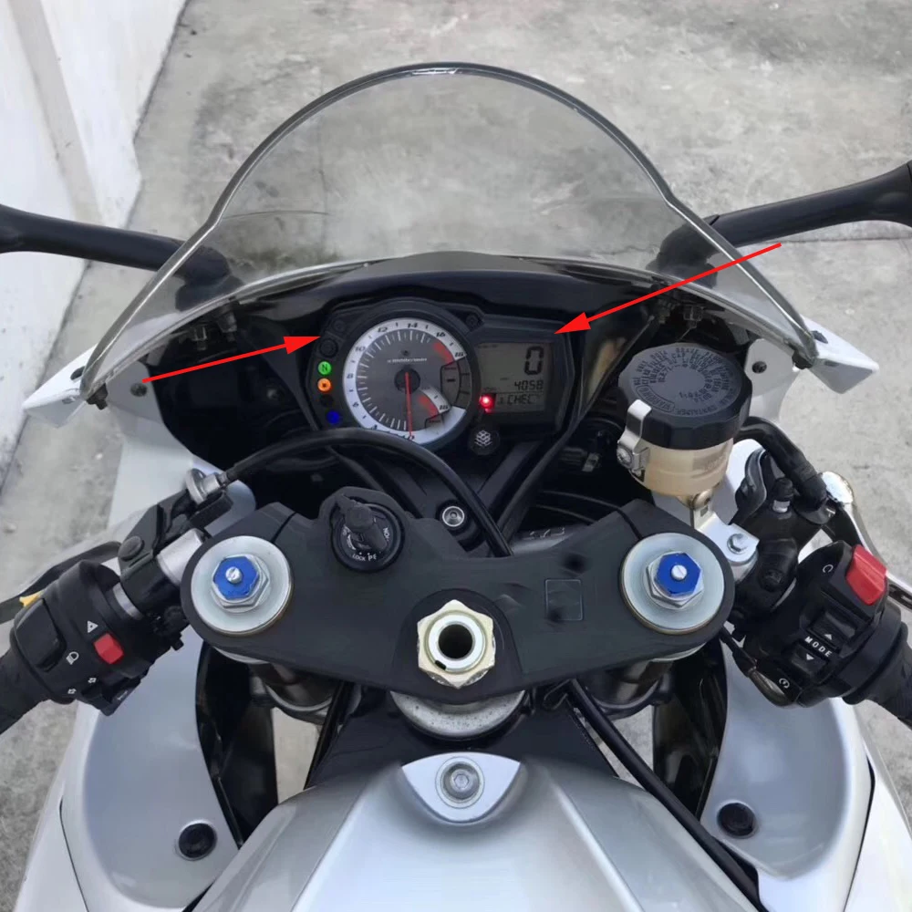 สำหรับซูซูกิ GSX-R600 GSX-R750 GSXR600 GSXR750 2006-2009 เครื่องวัดระยะทางมาตรวัดความเร็วกรณีเครื่องมือเครื่องวัดความเร็ว