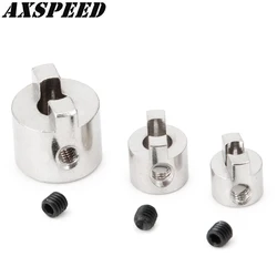 AXSPEED 2/5/10Pcs RC Boat Paddle Fork Drive Dog Shaft stampella connettore 3/4/5mm per accessori per alberi per barche elettriche modello