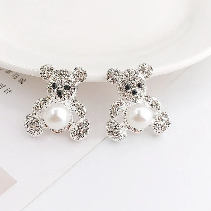 Free Shipping 20pcs/lot Flat Back Rhinestone Button For Hair Flower Wedding Invitation DIY Flower Centerpiece LSRB090