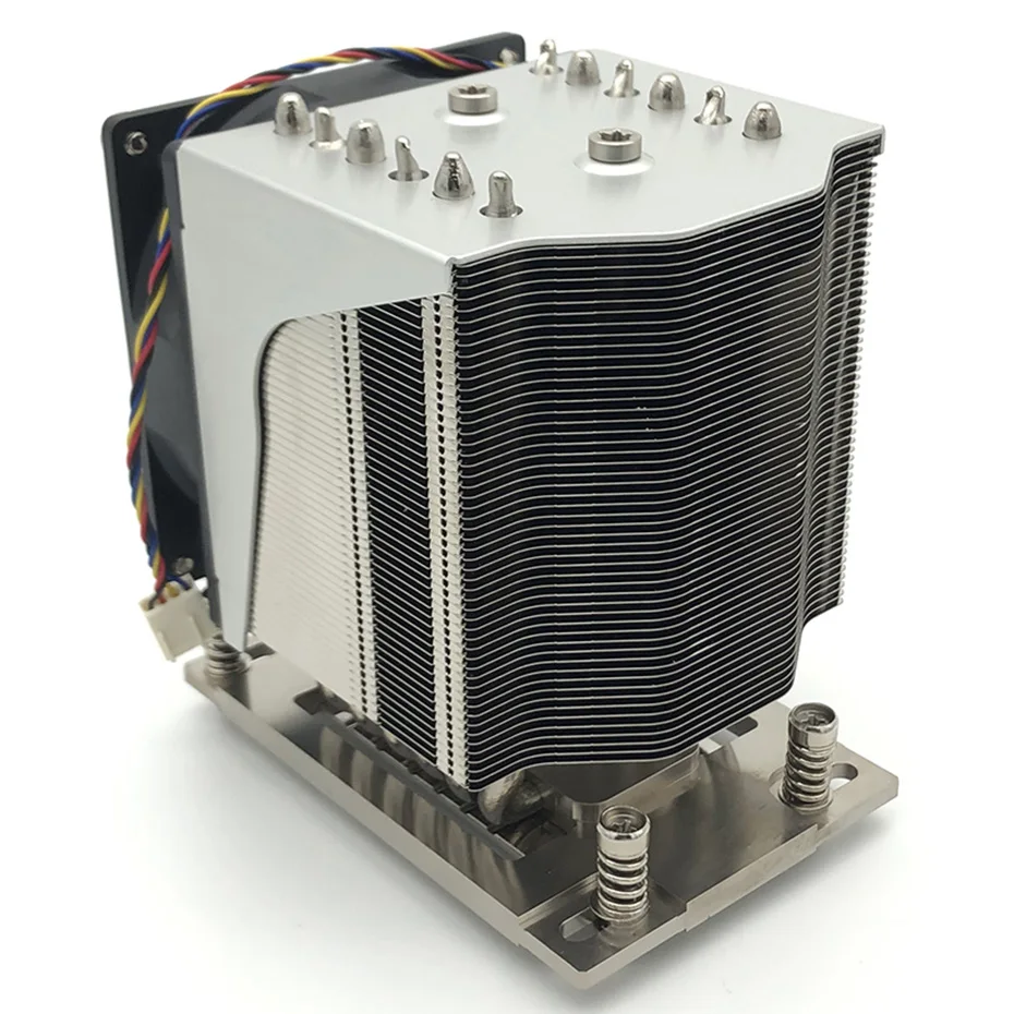 COOLSERVER P42 4U 6 Heatpipe CPU Cooler 250W 4pin PWM Fan Radiator Workstation/Server Heatsink For AMD SP3 Motherboard