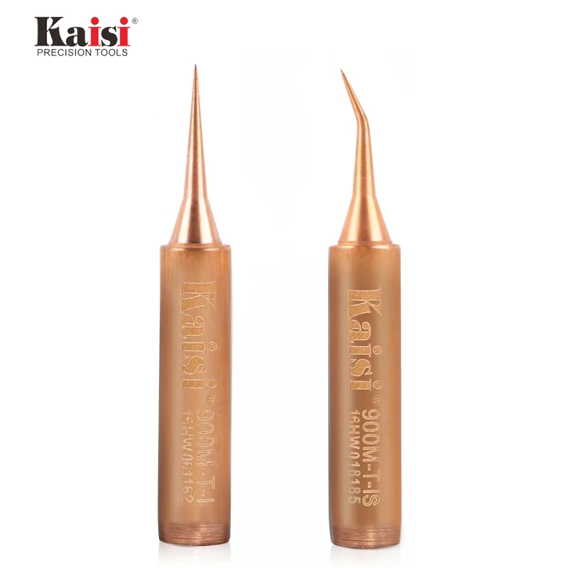 Kaisi Original Oxygen-free Copper Soldering Iron Tip 900M-T-I 900M-T-IS For Solder Station Tools Iron Tips Special Tip Durable