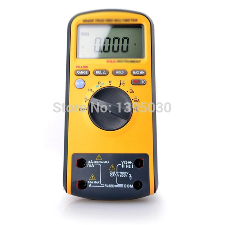 1PC VA42R 6600 Counts TRUE RMS Safety Digital Multimeter Fit Backlight with USB Interface VA42R