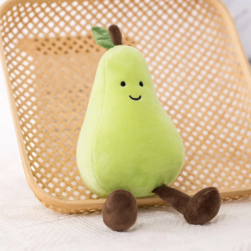 Fruits Vegetables Plush Toy Garlic Strawberry Broccoli Watermelon Pumpkin Soft Stuffed Plushie Doll Baby Birthday Gift Free Ship